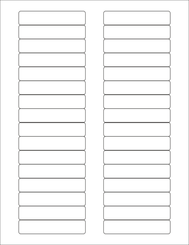 Ilustracja wektorowa szablon etykiety adres WL-173